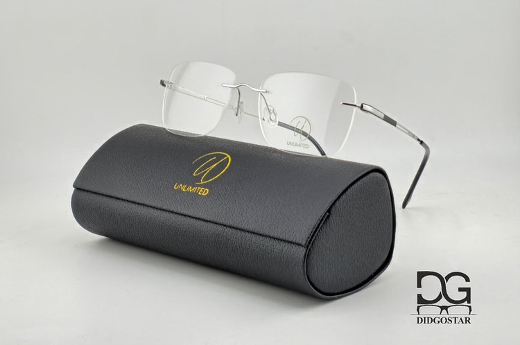 عینک طبی فریملس برند Unlimited Eyewear با روکش طلا ۱۸ عیار