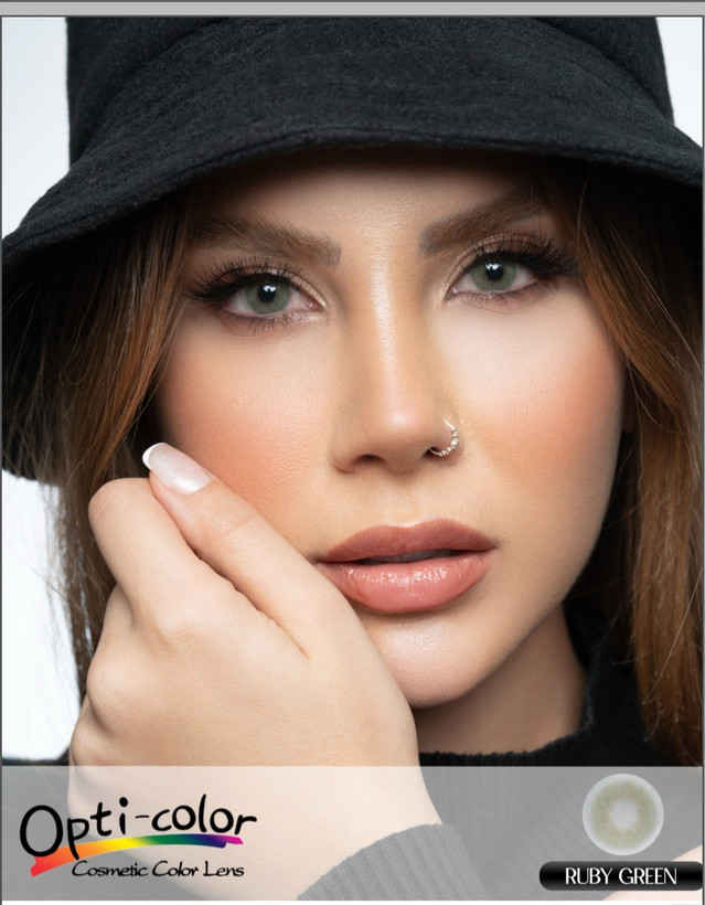 لنز سالیانه روبی گرین برند اپتی کالر